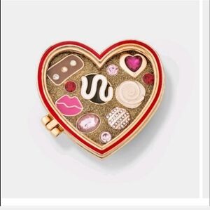 NWT Sugarfix by BaubleBar Valentine's Sweetheart brooch- gold